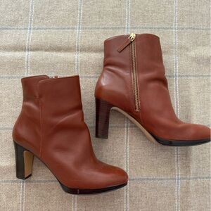 Nine West Leather Ankle Booties